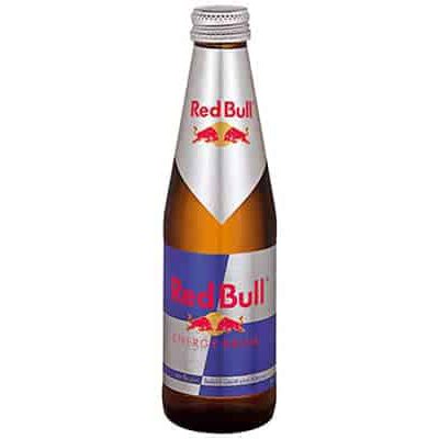 Red Bull Original Glasflasche